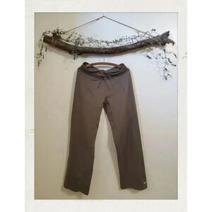 ✨BOGO FREE✨ Nike | Fitdry Brown Mauve Wide Leg Yoga Running Drawstring Pants